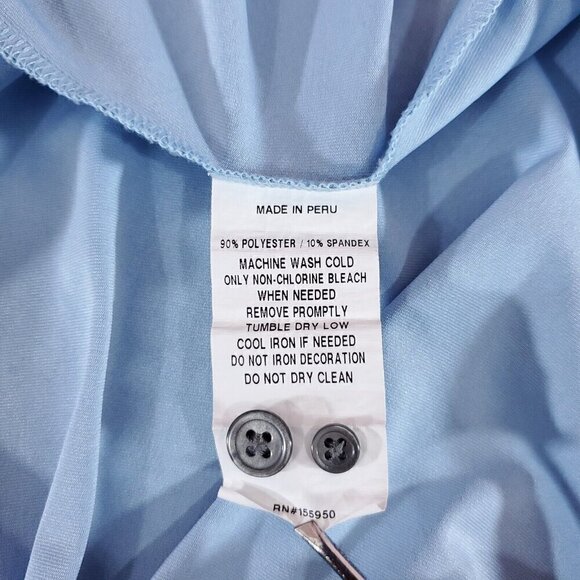 Greyson Mens Size XXL Den of Thieves Wolf Blue Short Sleeve Golf Polo Shirt - Picture 10 of 13